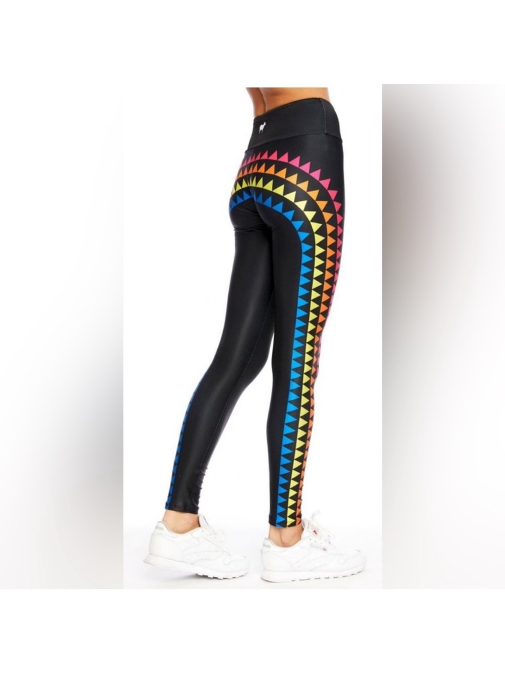 GOLDSHEEP RAINBOW TRIANGLE WOMENS SMALL LEGGINGS